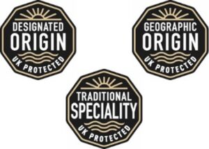 UK related Geographical Indication (GI) Logos